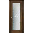 Межкомнатная дверь La Porte серия New Classic модель 200.6 дуб миндаль со стеклом Лилия