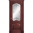 Межкомнатная дверь La Porte серия Classic модель 300.5 красное дерево контур с заливкой Сиена