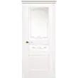 Межкомнатная дверь La Porte серия New Classic модель 200.2 эмаль белая с матовым стеклом Крит
