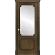 Межкомнатная дверь La Porte серия New Classic модель 200.3 дуб миндаль с матовым стеклом Кифа