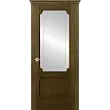 Межкомнатная дверь La Porte серия New Classic модель 200.3 дуб коньяк со стеклом Адель