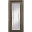 Межкомнатная дверь La Porte серия Master модель 400.1 табакко стекло Римини