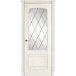 Межкомнатная дверь La Porte серия Classic модель 300.2 ясень карамель со стеклом Ромб