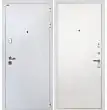 Входная дверь металлическая Интекрон Колизей White / Силк сноу