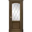 Межкомнатная дверь La Porte серия New Classic модель 200.4 дуб миндаль со стеклом Ромб