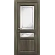 Межкомнатная дверь La Porte серия Master модель 400.3 табакко стекло Моника