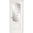 Межкомнатная дверь La Porte серия Classic модель 300.4 ясень бланко со стеклом Вьюн