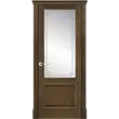 Межкомнатная дверь La Porte серия New Classic модель 200.1 дуб миндаль стекло контур София