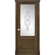 Межкомнатная дверь La Porte серия New Classic модель 200.1 дуб миндаль стекло с бевелсами Тирана