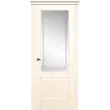 Межкомнатная дверь La Porte серия New Classic модель 200.1 эмаль слоновая кость стекло контур София