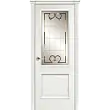 Межкомнатная дверь La Porte серия Classic модель 300.3 ясень бланко витраж с бевелсами Аллегро