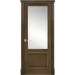 Межкомнатная дверь La Porte серия New Classic модель 200.1 дуб миндаль матовое стекло Эльза