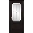 Межкомнатная дверь La Porte серия New Classic модель 200.3 ясень браун со стеклом Падуя