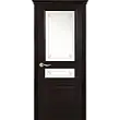 Межкомнатная дверь La Porte серия New Classic модель 200.2 ясень браун со стеклом Прима