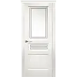 Межкомнатная дверь La Porte серия New Classic модель 200.2 ясень бланко со стеклом квадро