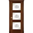 Межкомнатная дверь La Porte серия Classic модель 300.9 красное дерево контур с заливкой Болеро