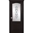Межкомнатная дверь La Porte серия New Classic модель 200.4 ясень браун витраж с бевелсами Бриз