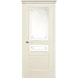 Межкомнатная дверь La Porte серия New Classic модель 200.2 эмаль слоновая кость со стеклом Прима