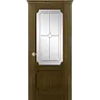 Межкомнатная дверь La Porte серия New Classic модель 200.3 дуб коньяк со стеклом Падуя