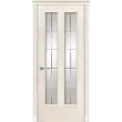 Межкомнатная дверь La Porte серия Classic модель 300.8 ясень карамель со стеклом Классика