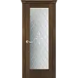 Межкомнатная дверь La Porte серия Classic модель 300.3F дуб миндаль со стеклом Лилия