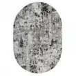 Турецкий ковер Trendy 5466A Grey/Antracite 1,5x0,8 м овальный