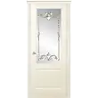 Межкомнатная дверь La Porte серия New Classic модель 200.1 ясень карамель витраж с бевелсами Румба