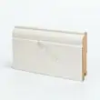 Плинтус МДФ Deartio U104-100 RAL 9010 кремовый 80х16х2050