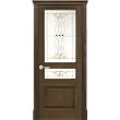 Межкомнатная дверь La Porte серия New Classic модель 200.2 дуб миндаль витраж с бевелсами Танго
