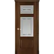 Межкомнатная дверь La Porte серия Classic модель 300.6 красное дерево со стеклом Арно