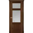 Межкомнатная дверь La Porte серия Classic модель 300.6 красное дерево со стеклом Терра