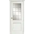 Межкомнатная дверь La Porte серия Classic модель 300.3 ясень бланко со стеклом Грани