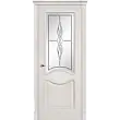 Межкомнатная дверь La Porte серия Classic модель 300.7 ясень бланко со стеклом Лувр