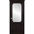Межкомнатная дверь La Porte серия New Classic модель 200.3 ясень браун с матовым стеклом Кифа
