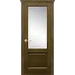 Межкомнатная дверь La Porte серия New Classic модель 200.1 дуб коньяк матовое стекло Эльза