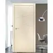 Межкомнатная дверь Офрам Энигма эмаль кремовая глухая