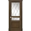 Межкомнатная дверь La Porte серия New Classic модель 200.2 дуб миндаль со стеклом Ромб