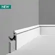Плинтус напольный под покраску Orac decor SX186