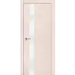 Межкомнатная дверь La Porte серия Modern модель 100.1S ясень карамель со стеклом