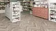 Виниловый пол (кварцвиниловая плитка ПВХ) Chevron Alpine LVT Дуб Исида ECO 20-8