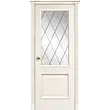 Межкомнатная дверь La Porte серия Classic модель 300.3 ясень карамель со стеклом Ромб