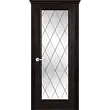 Межкомнатная дверь La Porte серия New Classic модель 200.6 ясень браун со стеклом Ромб