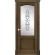 Межкомнатная дверь La Porte серия New Classic модель 200.4 дуб миндаль витраж с бевелсами Бриз