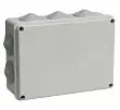 Коробка распаячная ОП 190х140х70 IP55 КМ41244 RAL7035 (10 гермовводов) ИЭК UKO11-190-140-070-K41-55