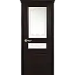 Межкомнатная дверь La Porte серия New Classic модель 200.2 ясень браун с матовым стеклом Крит