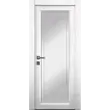 Межкомнатная дверь La Porte серия Master модель 400.1 аляска стекло Флора
