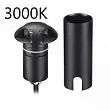 Встраиваемый грунтовый светильник Odeon Light Nature LED 3W 4000K (нужен драйвер 357781/357782)