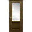 Межкомнатная дверь La Porte серия New Classic модель 200.1 дуб коньяк стекло контур София