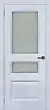 Межкомнатная дверь Regidoors Gracia Аликанте-2 шпон серый Ral 7047 стекло