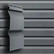 Виниловый сайдинг Grand Line Корабельный брус слим (АСА) Графит